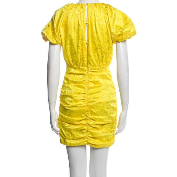 For Love and Lemons yellow mini dress size XSmall - Picture 3 of 6